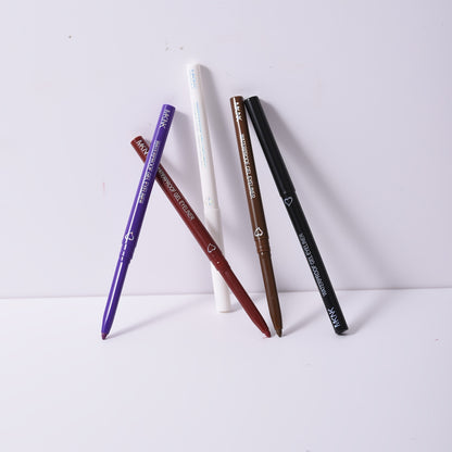 Waterproof Eyeliner Pencil Pen - Smooth, Smudge-Proof, Automatic, Colorful, Easy to Use for Beginners