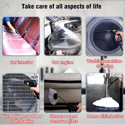 220V Pressure Handheld High Steam Cleaners Air Conditioners Kitchen Hood Car 2500W Steam Clean Floor Steam Cleaning Tool