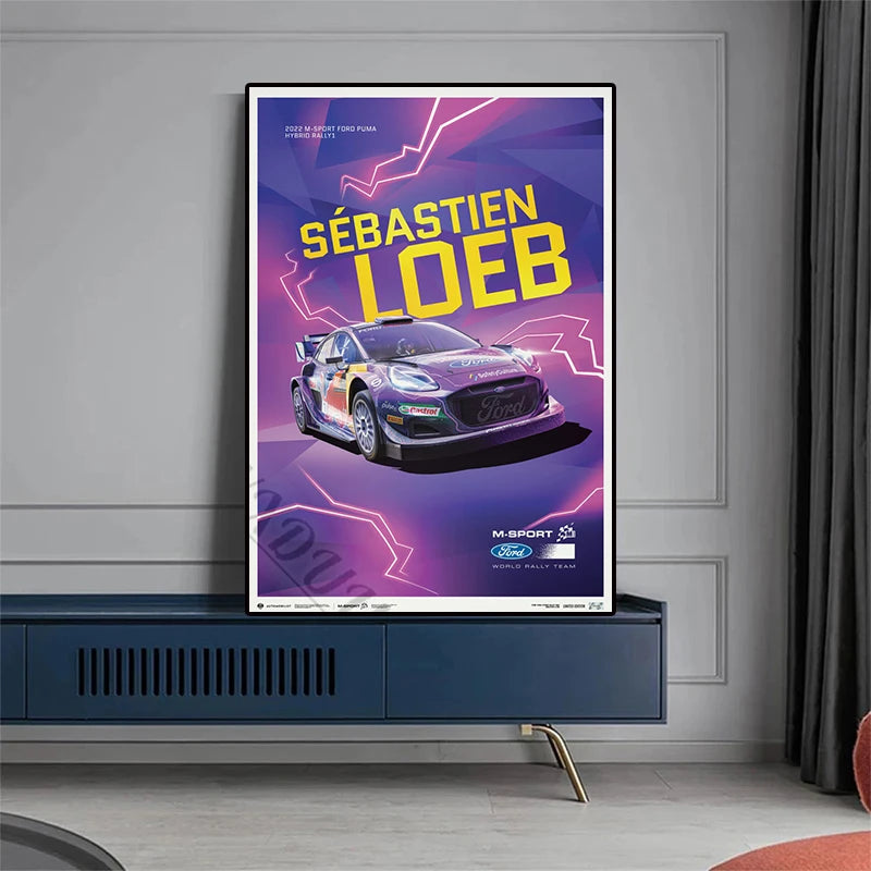 The World's Most Popular Rally Race Home Decoration Motorsport Aesthetic Modern Room Decor Canvas Painting Wall Art Posters