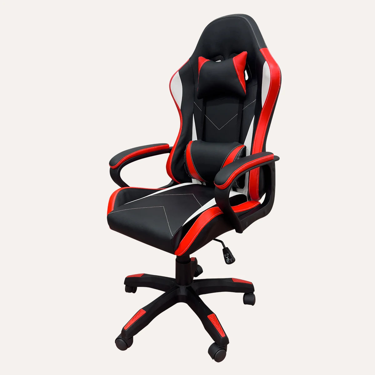 High-end Gaming Chair, Ergonomic, Height-adjustable, Flat, Foot-rest Chair (Black)