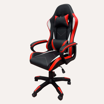 High-end Gaming Chair, Ergonomic, Height-adjustable, Flat, Foot-rest Chair (Black)