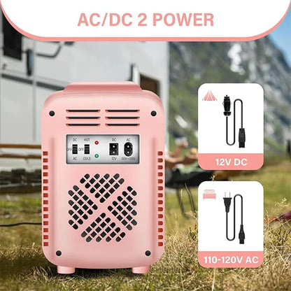 iPower Mini 4L/6 Tank Portable Small Refrigerator Refrigerator and Insulated Compact Refrigerator for Bedroom, Dormitory, Office