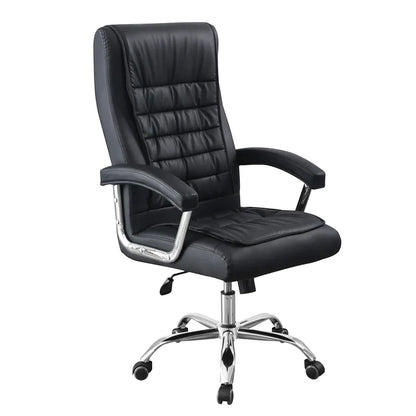 High-end Gaming Chair, Ergonomic, Height-adjustable, Flat, Foot-rest Chair (Black)