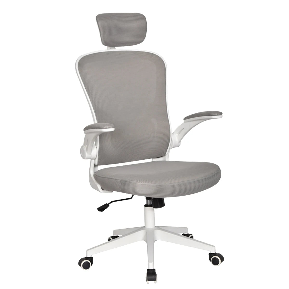 High-end Gaming Chair, Ergonomic, Height-adjustable, Flat, Foot-rest Chair (Black)