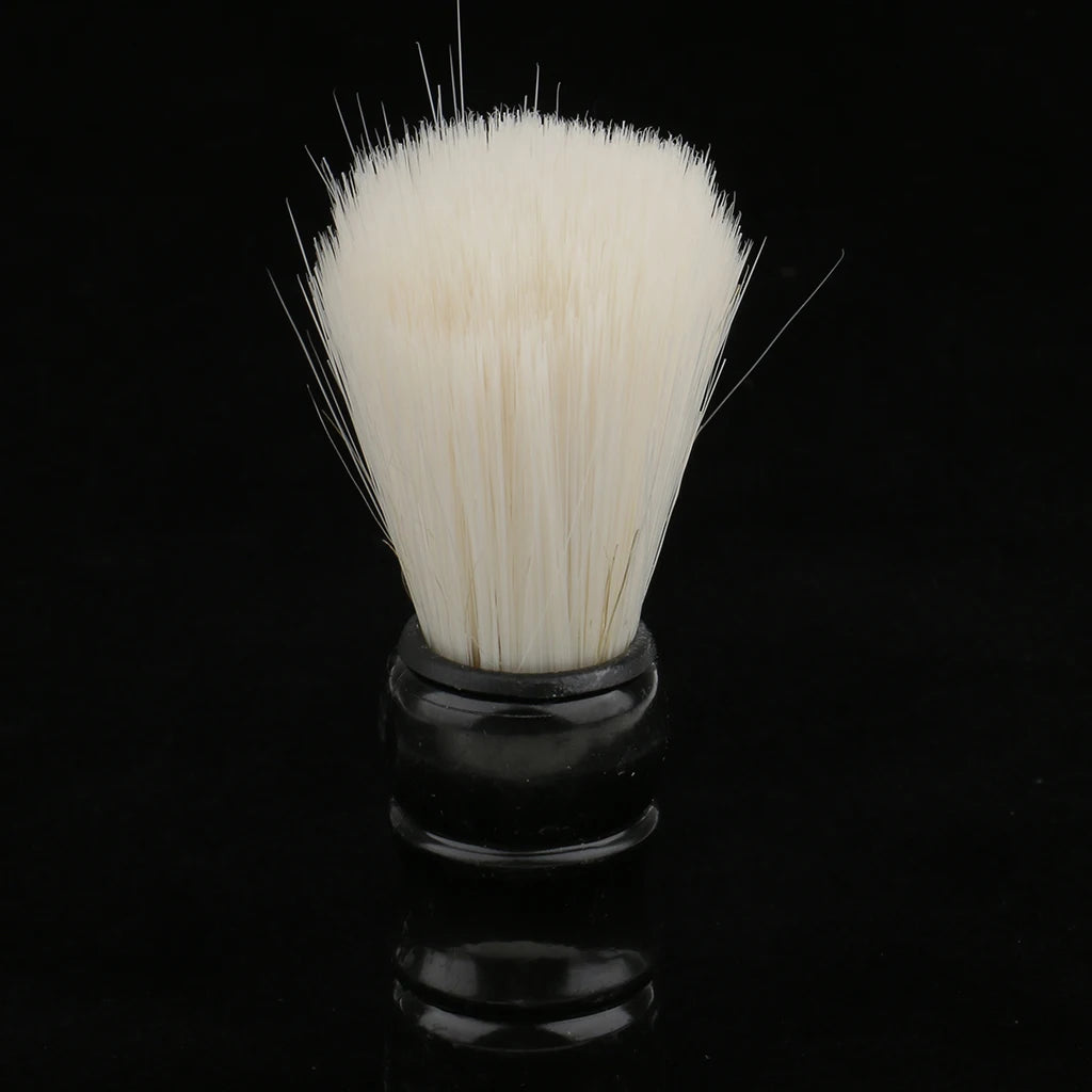 Shaving Brush Engineered Mustache Brush Facial Bristle Brush Soap Cream Brush for Men Double Edge Straight or Shaving Brush
