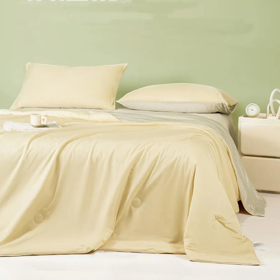 High Quality Cold Blanket Cool Air-Conditioned Comforter Lightweight Summer Comforter With Double Sided Cold And Cooling Fabric