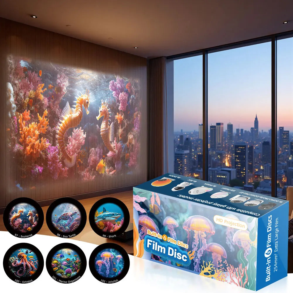 Star Projector Night Light Disc Planetarium Projector Disc 4K HD Galaxy Projector Light Disc - 6 Pack (Projector Not Included)