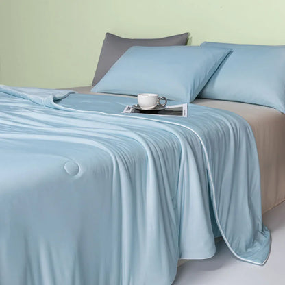 High Quality Cold Blanket Cool Air-Conditioned Comforter Lightweight Summer Comforter With Double Sided Cold And Cooling Fabric