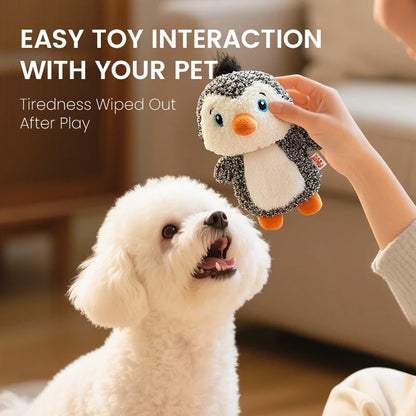 Cute Small Animal Dog Plush Toys Full Body Rattle with Built-In Squeaker Interactive Pet Playtime Toy to Reduce Loneliness