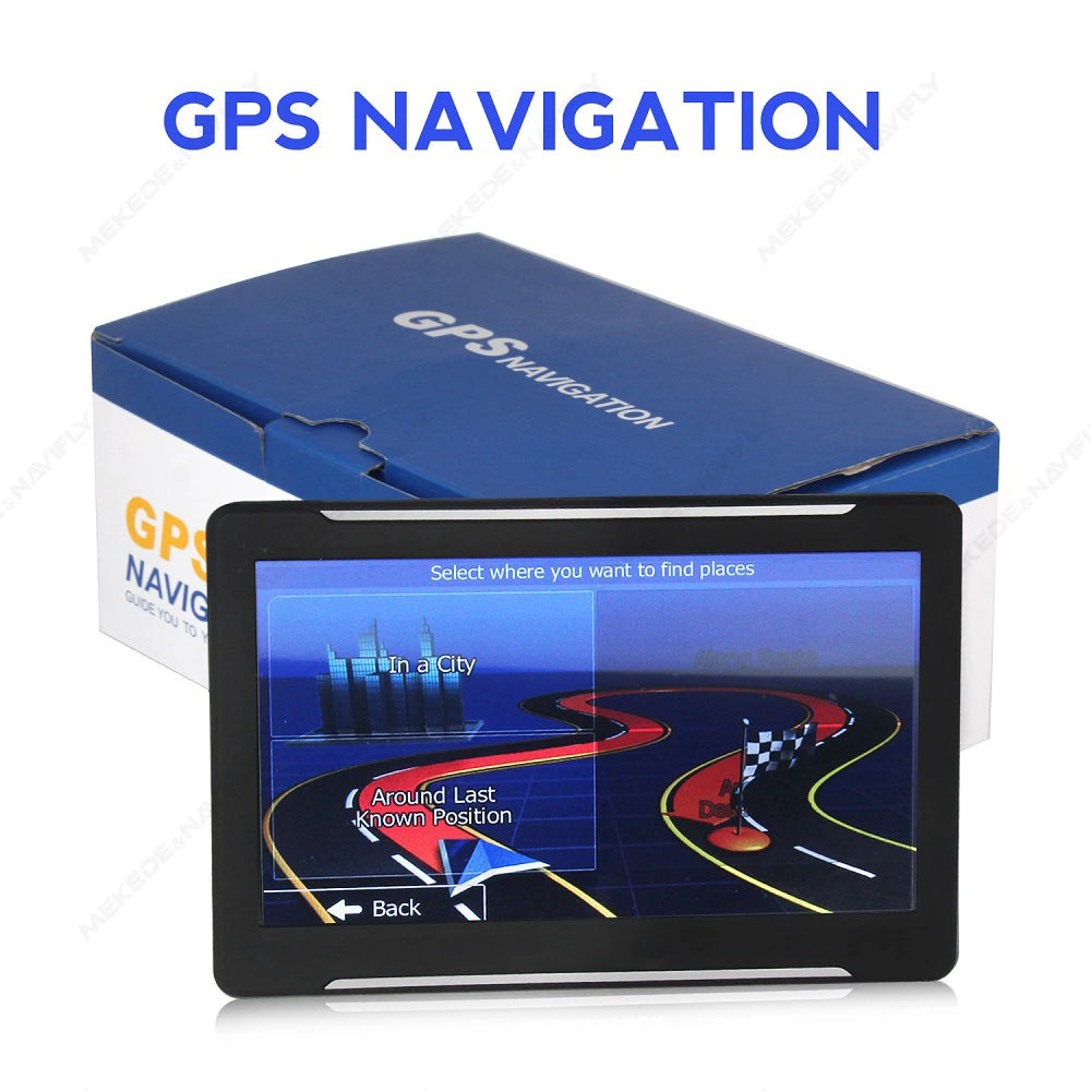 2025 7" 9" NEW Car GPS Navigation HD  Touch Screen Satellite navigation Offline 2D 3D GPS Navigation Voice And Image Prompts