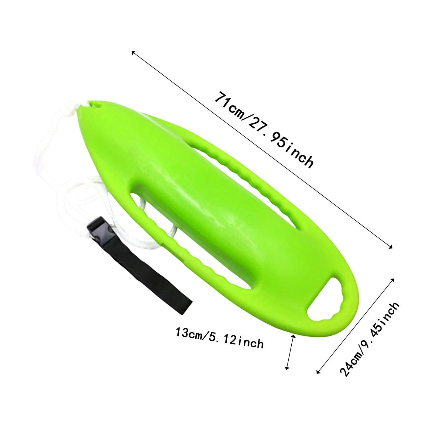6 Handle Rescue Can Rescue Gear Survival Swim Buoy with Adjustable Waist Belt Snorkeling Kayaking Canoeing Rafting Accessories