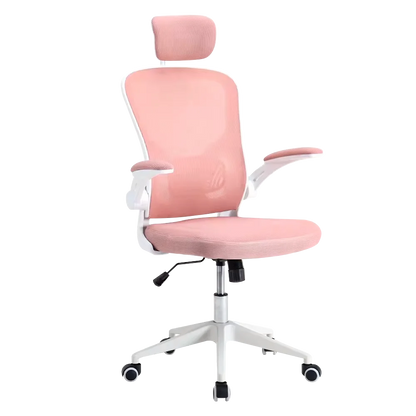 High-end Gaming Chair, Ergonomic, Height-adjustable, Flat, Foot-rest Chair (Black)