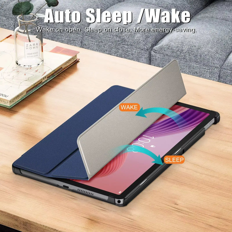Tablet Case For Lenovo Tab 2025 10.1inch Protective Shockproof PU leather Material Kickstand Function