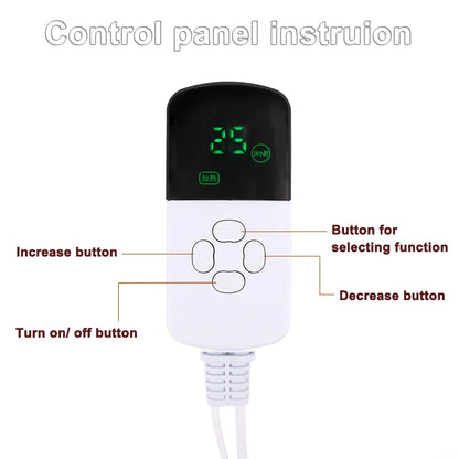 Bread Dough Fermentation Box Yogurt Maker Temperature Adjustable Rice Wine Natto Fermenting Pad Raising Proofer Meals Heater 50L