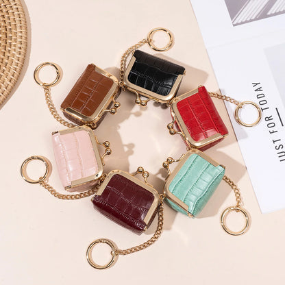 Luxury Mini Jewelry Storage Bag HighQuality Crocodile Pattern Jewelry Box Portable Earrings Rings Small Items Storage Coin Purse