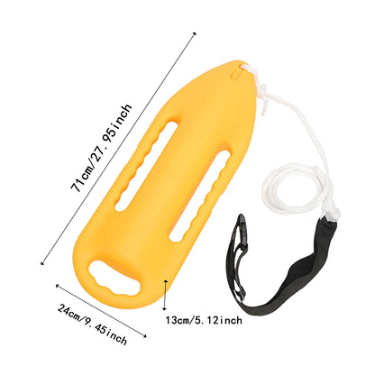 6 Handle Rescue Can Rescue Gear Survival Swim Buoy with Adjustable Waist Belt Snorkeling Kayaking Canoeing Rafting Accessories
