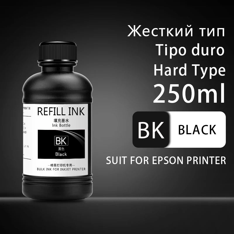 250ml UV Curing Ink For Epson XP600 TX800 XP-600 TX-800 L800 L805 L1800 R290 R300 1390 1400 1410 1430 DX5 DX7 DX10 UV Printer