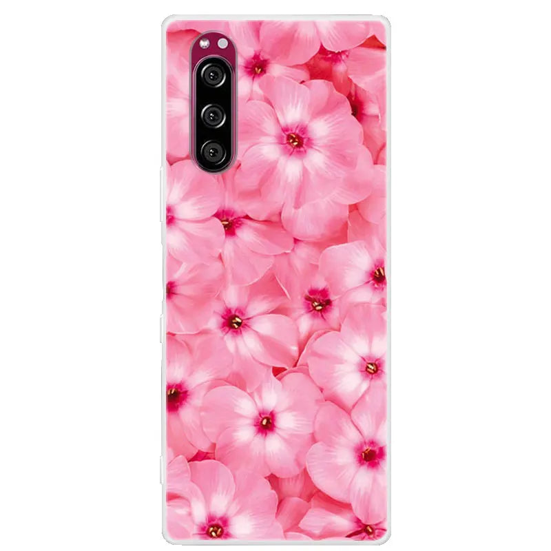 For Sony Xperia 5 Case Xperia5 Bumper Silicone TPU Soft Phone Cover For Sony Xperia 5 J9210 J8210 J8270 6.1' Cases Cartoon