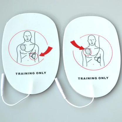 Health Care 5 Pairs AED Training Machine Adult Electronic Patches AED Sticky Pads For First Aid Survival Self Adhesive Kit