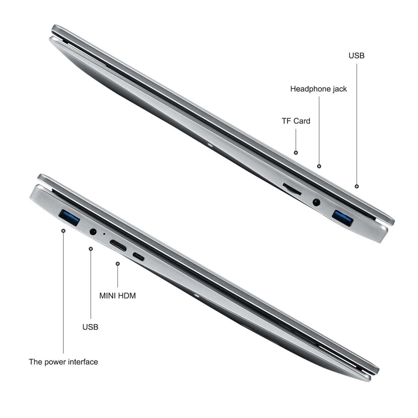 Wholesale 15.6 Inch Ordinateur Brand New Intel N5095 Portable Laptop with 16 GB RAM 1TB SSD Windows 11 for Office & Business