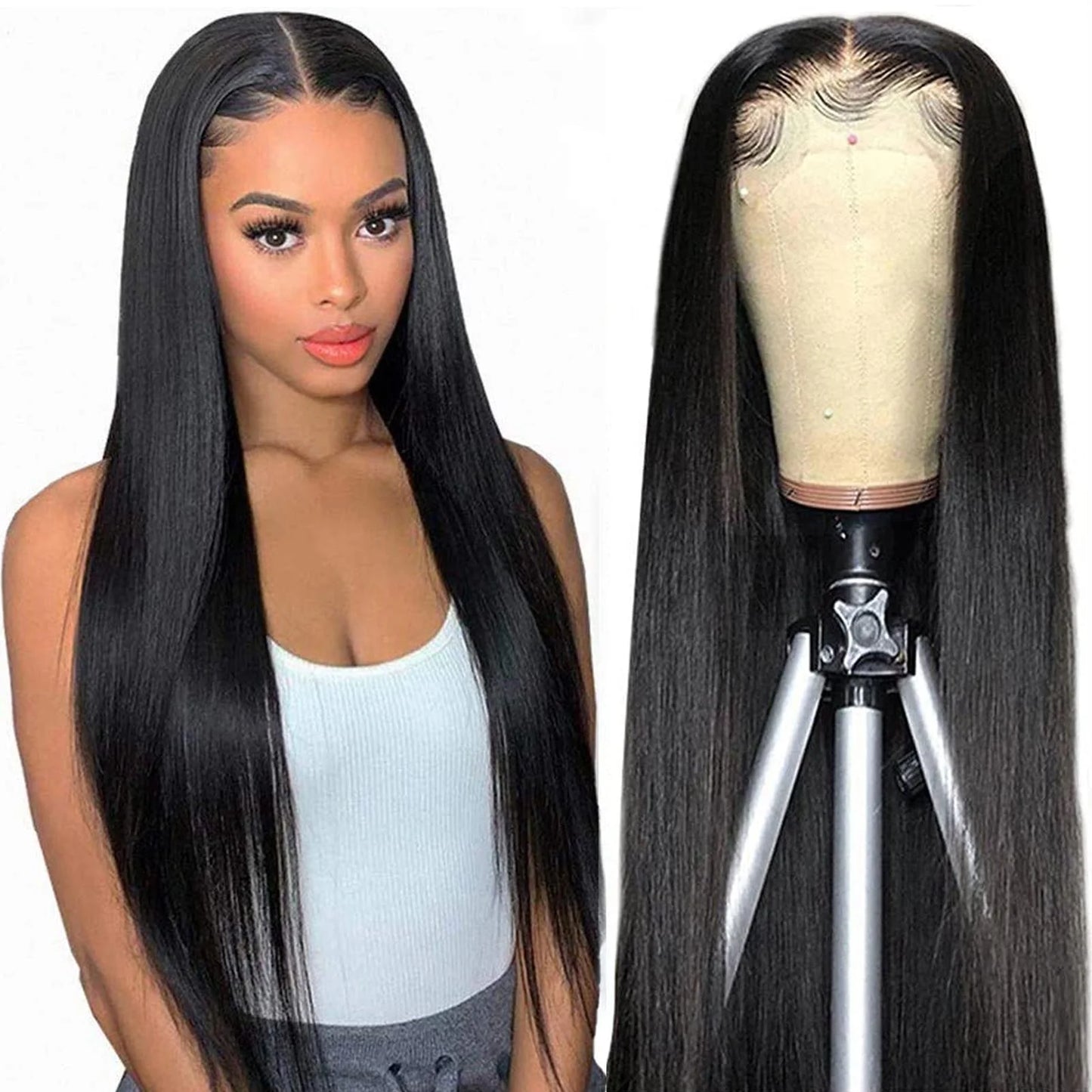 Longer Length Soft Human Hair Wig Factory Cheap Wholesale Full Frontal Wig Mona Hair Vendor