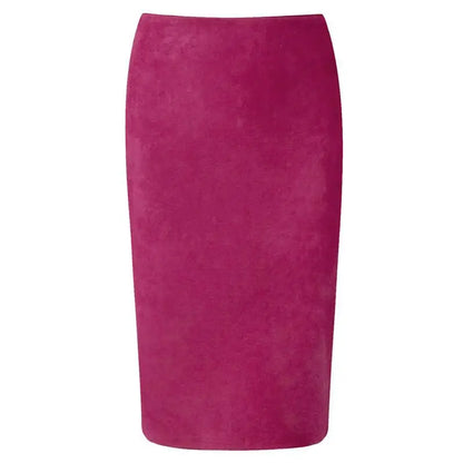 NEW Autumn Summer Women Suede Midi Pencil Skirt High Waist Gray green  XXL Sexy Style Stretch Wrap Ladies Office Work