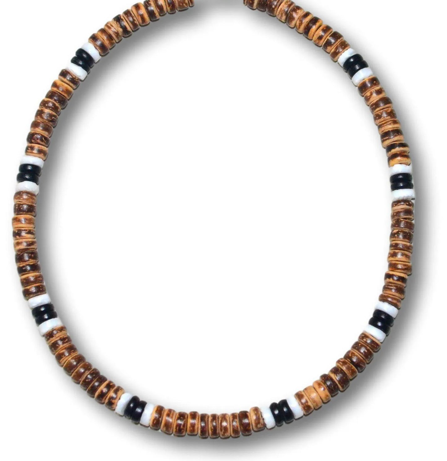 African Necklace Beaded necklace lava stone diffuser necklace Surfer necklace Mens coconut necklace