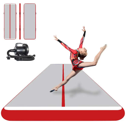 Inflatable Air Track Inflatable Gymnastics Tumble Track Gym Mat 9x2m for Air Floor Yoga Mat for Outdoor Sports