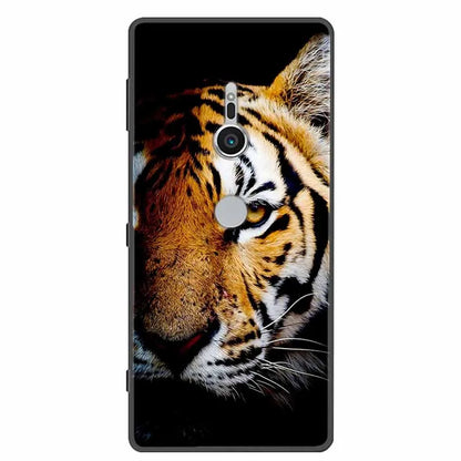 Case For Sony Xperia XZ1 XZ2 XZ3 Cover Silicone Painted Soft Phone Back Cases for Sony XZ2 Compact Premium Protective Funda Capa