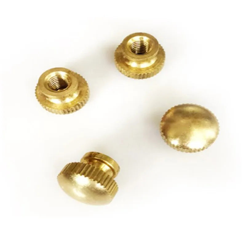 1-5pcs  M3 M4 M5 M6 m8 m10 brass round blind end step Knurled Thumb Nuts
