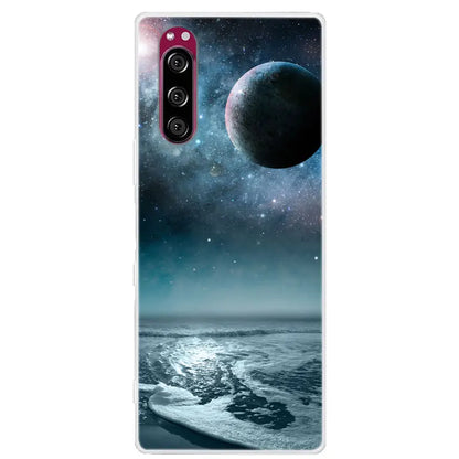 For Sony Xperia 5 Case Xperia5 Bumper Silicone TPU Soft Phone Cover For Sony Xperia 5 J9210 J8210 J8270 6.1' Cases Cartoon