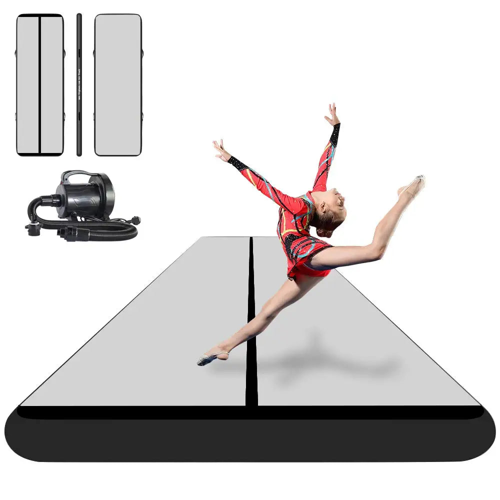 Inflatable Air Track Inflatable Gymnastics Tumble Track Gym Mat 9x2m for Air Floor Yoga Mat for Outdoor Sports