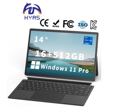 Super Cheap 2 in 1 Laptop Touchscreen14 Inch Tablet Laptop Computer Intel 12th Gen N100 16+512GB Business Laptop