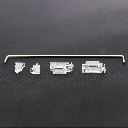 Cherry Style OEM Clear PCB-mounted PCB Stabilizers Satellite Axis 7u 6.25u 2u  For MX Switches Mechanical Keyboard Big Keycaps