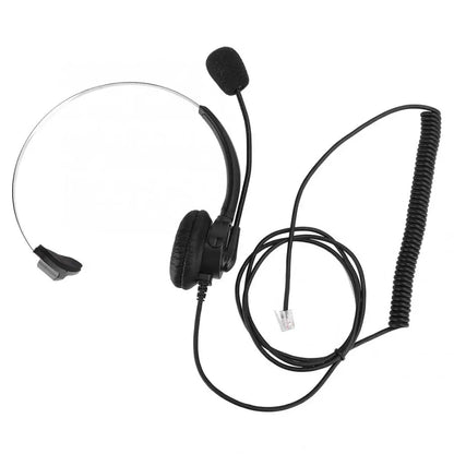 Headset Telephone Monaural Headset Landline Phone Headphone With Microphone For Home Use Auriculares Wired Headset For Handle