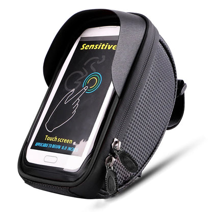 YTGEE Universal Cellphone Holder Storage Earphone Organizer Touch Screen Waterproof Bike Handlebar Cycling Mobile Phone Bag