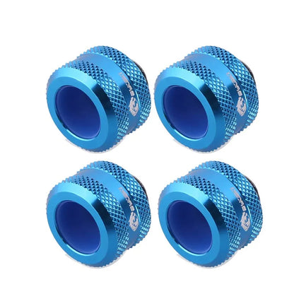 4pcs/lot BYKSKI OD16mm Hard Tube Fitting Hand Compression Fitting G1/4'' Computer Accesspries Fitting use for Rigid Tube