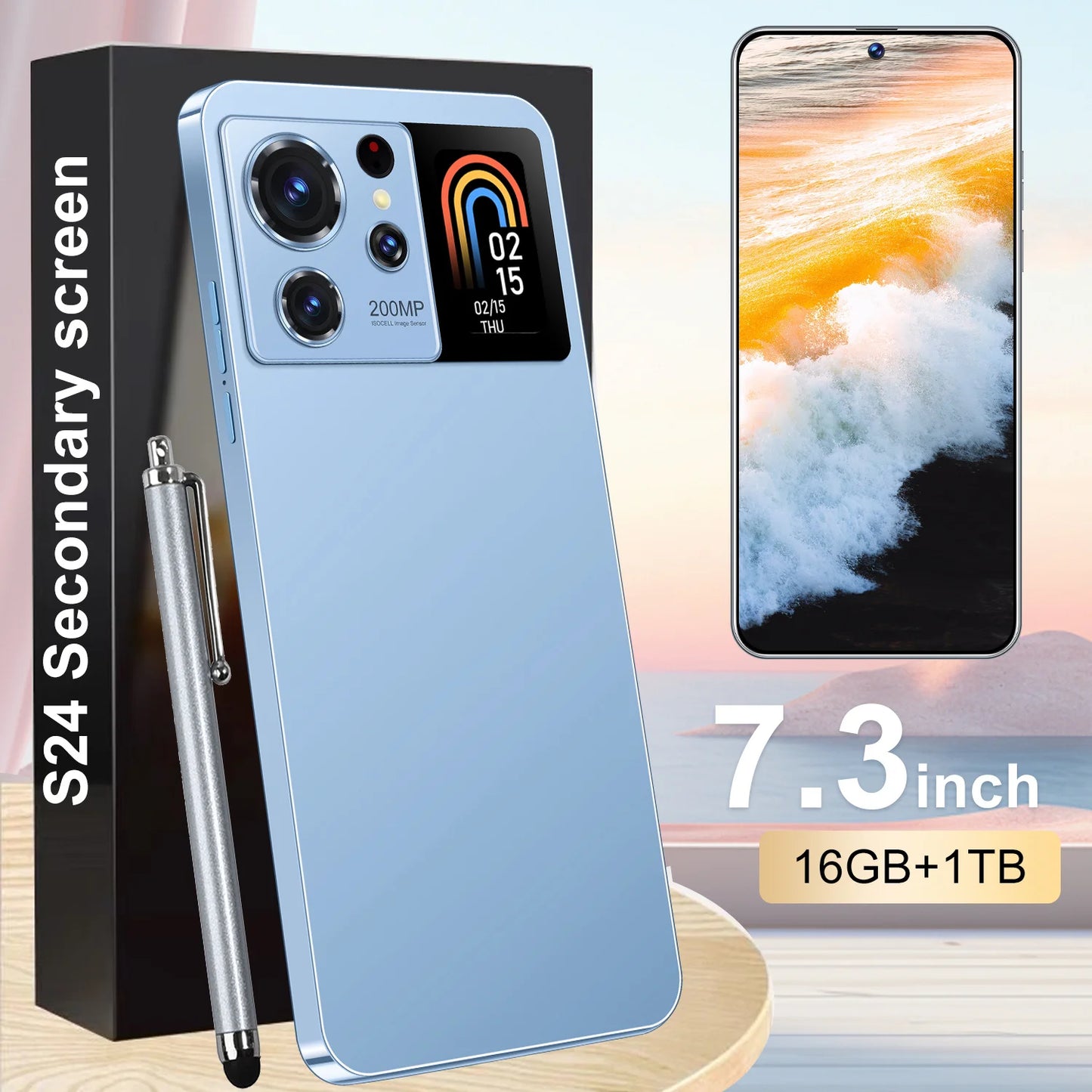 New Style 6.8inch Smartphone vivo Mobile Phone Android 512gb Smartphone