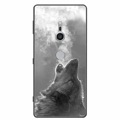 Case For Sony Xperia XZ1 XZ2 XZ3 Cover Silicone Painted Soft Phone Back Cases for Sony XZ2 Compact Premium Protective Funda Capa
