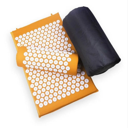 Acupressure Mat Yoga Mat Pillow Meditation Set Massage Mat Relieve Stress Body Pain Fitness Exercise Mats Yoga Massager Cushion