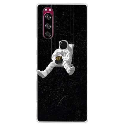 For Sony Xperia 5 Case Xperia5 Bumper Silicone TPU Soft Phone Cover For Sony Xperia 5 J9210 J8210 J8270 6.1' Cases Cartoon