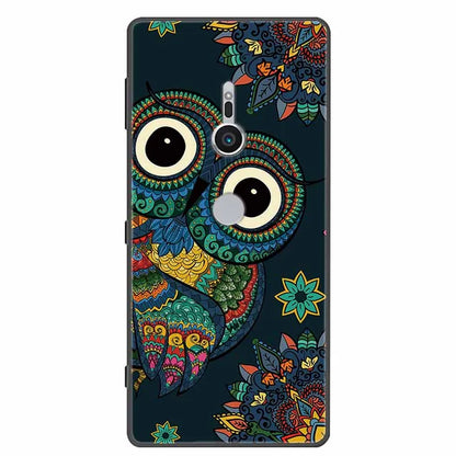 Case For Sony Xperia XZ1 XZ2 XZ3 Cover Silicone Painted Soft Phone Back Cases for Sony XZ2 Compact Premium Protective Funda Capa