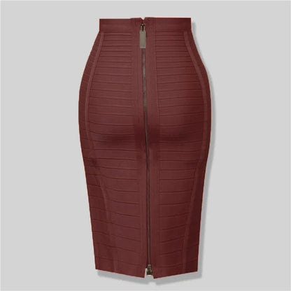2021 New Bandage Skirts Women Bodycon Woman Skirts Sexy Harajuku Party Club Elegant Celebrity Pencil Skrit Plus Size XL
