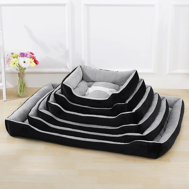 Non-slip Pet Bone Bed for Small Medium Large Dogs Winter Warm Puppy Big Dog Cushion Bulldog Cat mascotas Beds legowisko dla psa