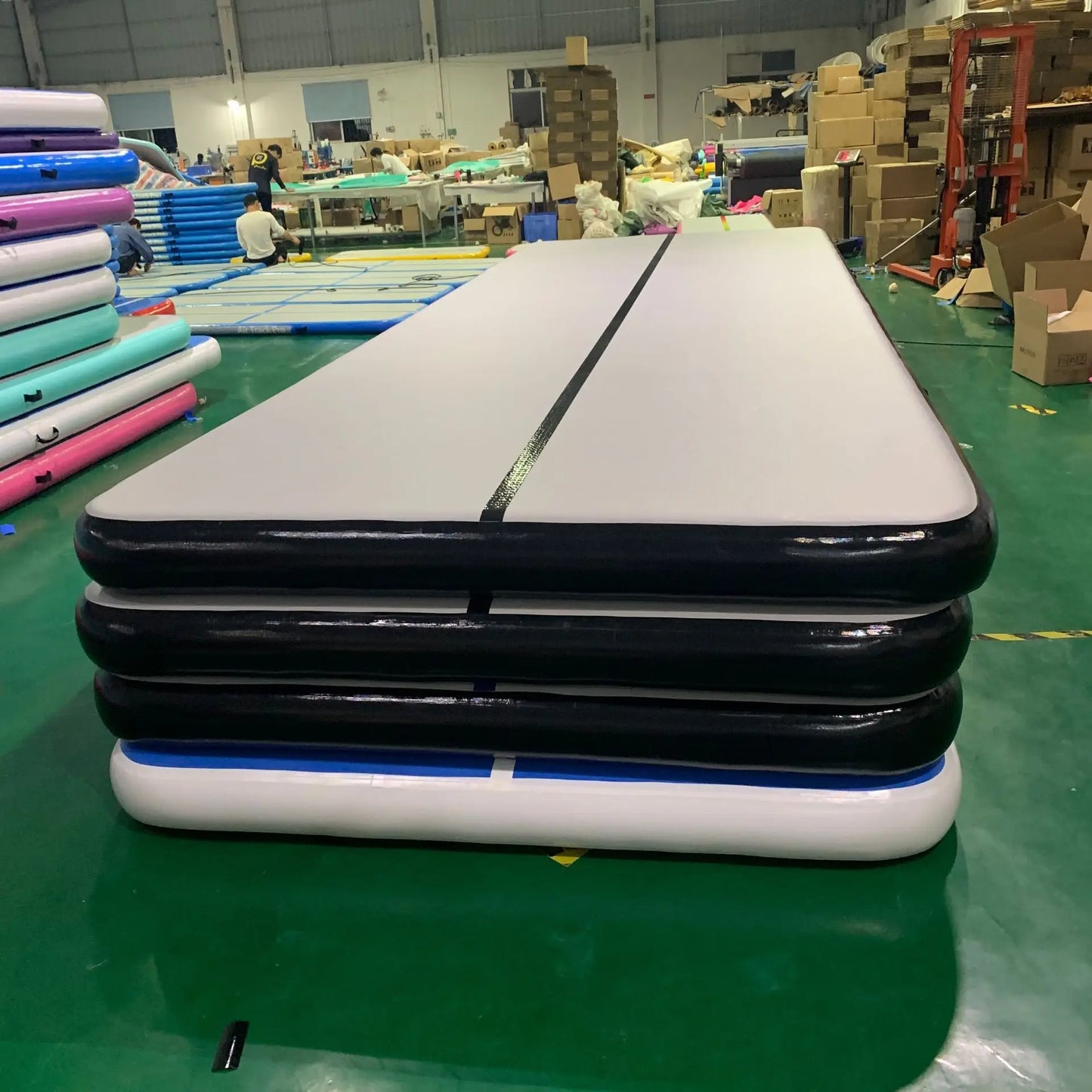 Inflatable Air Track Inflatable Gymnastics Tumble Track Gym Mat 9x2m for Air Floor Yoga Mat for Outdoor Sports
