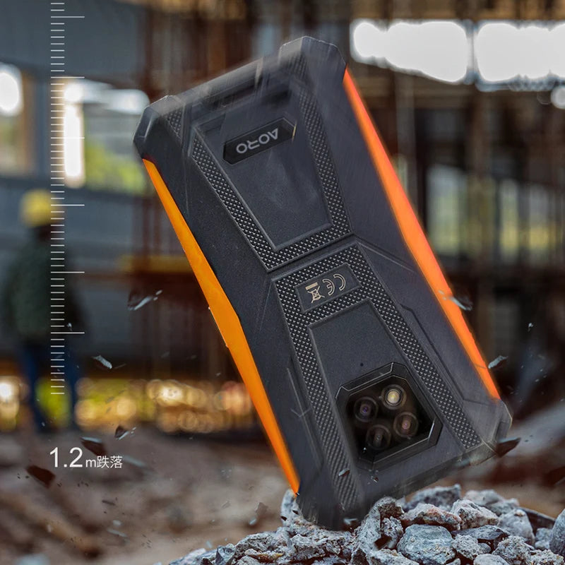 AORO A8 ATEX 4G Industry Mobile Phone 8GB+128GB 6080mAh Android 11 Octa Core GPS Wifi Explosion Proof Telephones