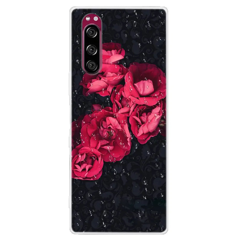 For Sony Xperia 5 Case Xperia5 Bumper Silicone TPU Soft Phone Cover For Sony Xperia 5 J9210 J8210 J8270 6.1' Cases Cartoon