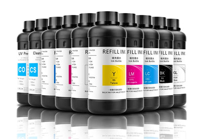 250ml UV Curing Ink For Epson XP600 TX800 XP-600 TX-800 L800 L805 L1800 R290 R300 1390 1400 1410 1430 DX5 DX7 DX10 UV Printer