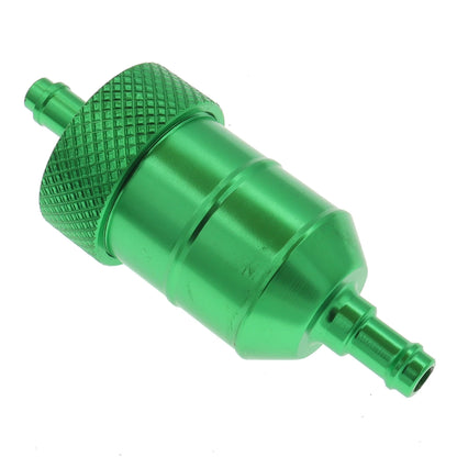 Blue Red Golden Green Silver Black 6mm Universal Aluminium Billet Petrol Gas Fuel Filter Motorcycle ATV Quad Pit Dirt Bike