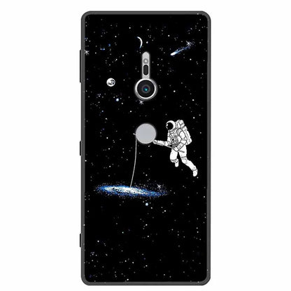 Case For Sony Xperia XZ1 XZ2 XZ3 Cover Silicone Painted Soft Phone Back Cases for Sony XZ2 Compact Premium Protective Funda Capa